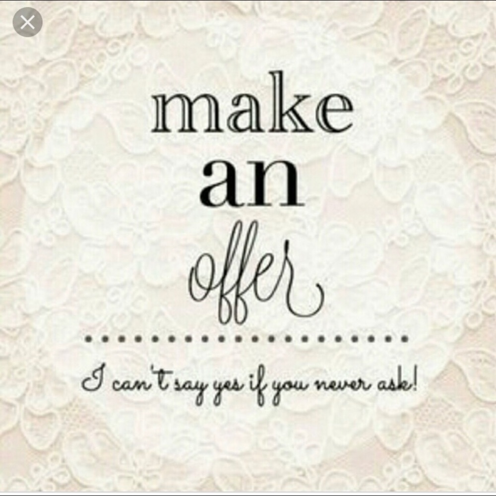 Don’t be shy,make me an offer or bundle your likes